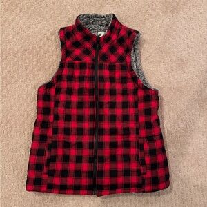 Reversible Buffalo Plaid Vest